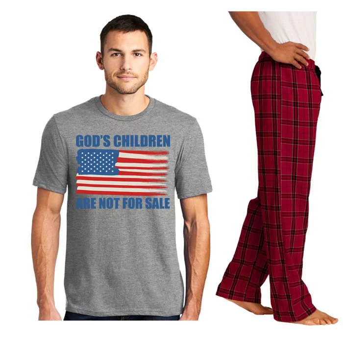 Gods Children Are Not For Sale USA Flag Pajama Set