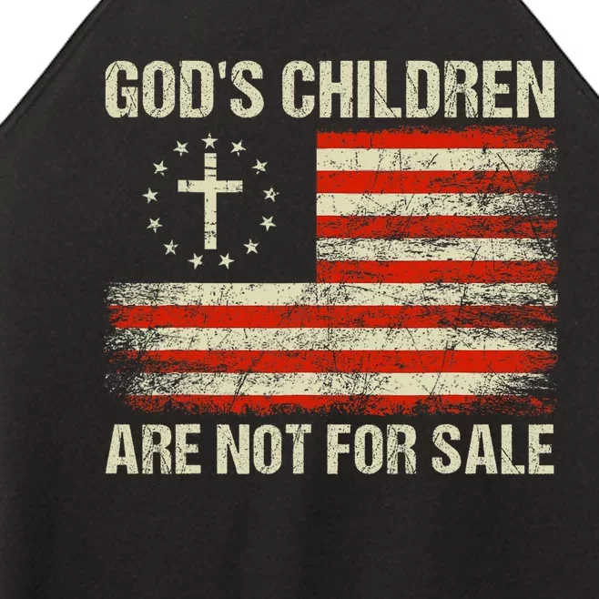 Gods Children Are Not For Sale Funny Quote Gods Children Women’s Perfect Tri Rocker Tank