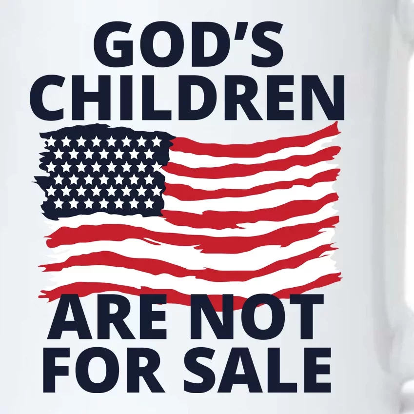 Gods Children Are Not For Sale Awareness Black Color Changing Mug