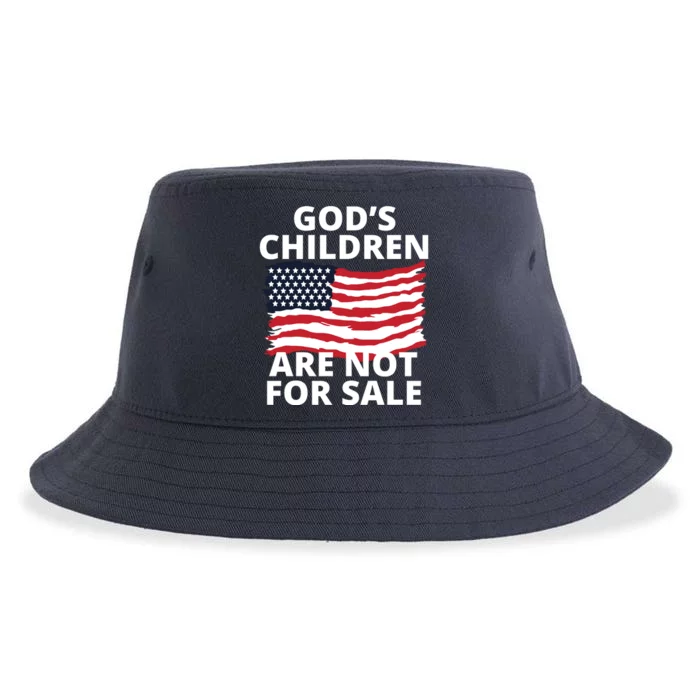 Gods Children Are Not For Sale Awareness Sustainable Bucket Hat