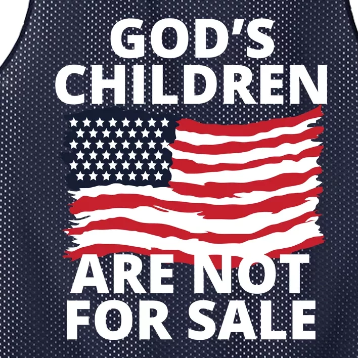 Gods Children Are Not For Sale Awareness Mesh Reversible Basketball Jersey Tank