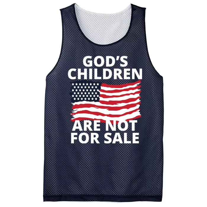 Gods Children Are Not For Sale Awareness Mesh Reversible Basketball Jersey Tank