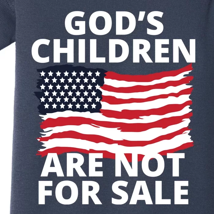 Gods Children Are Not For Sale Awareness Baby Bodysuit