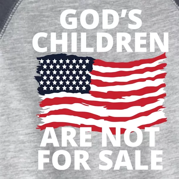 Gods Children Are Not For Sale Awareness Toddler Fine Jersey T-Shirt