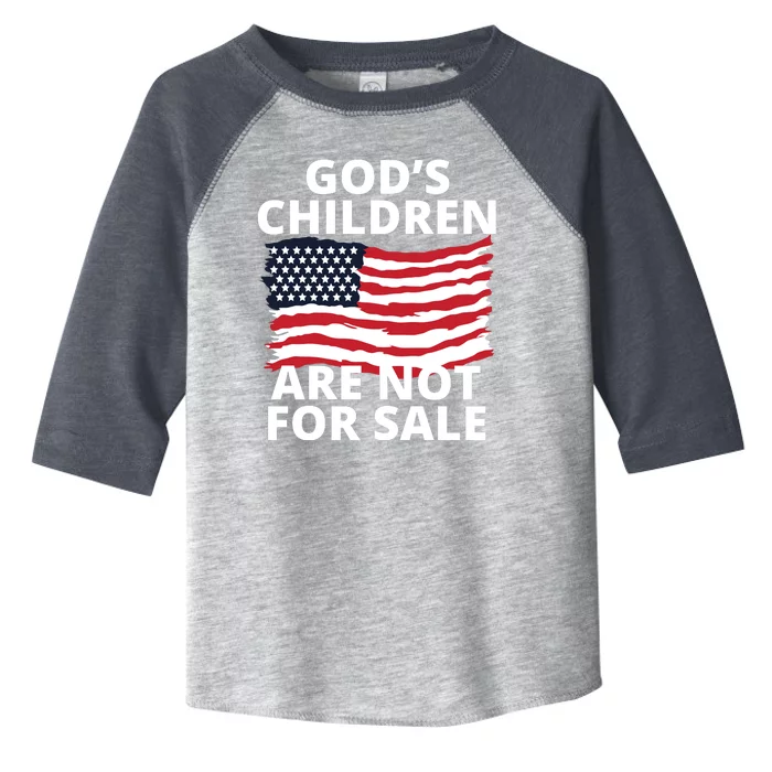 Gods Children Are Not For Sale Awareness Toddler Fine Jersey T-Shirt