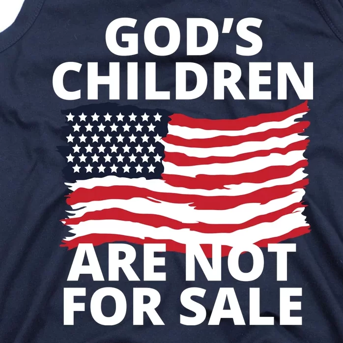 Gods Children Are Not For Sale Awareness Tank Top