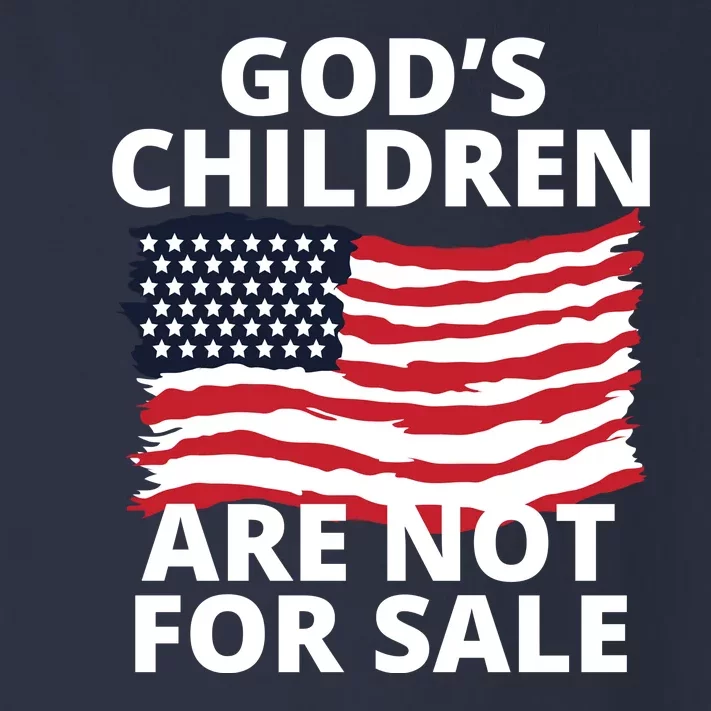 Gods Children Are Not For Sale Awareness Toddler Long Sleeve Shirt