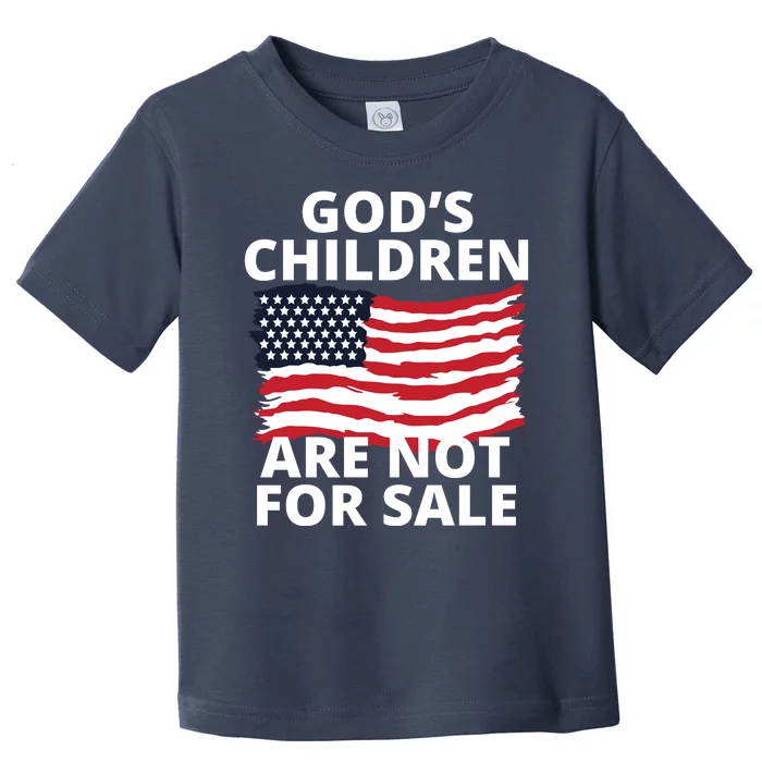 Gods Children Are Not For Sale Awareness Toddler T-Shirt