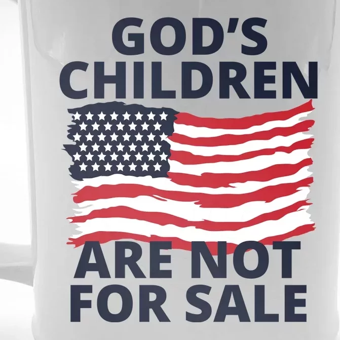 Gods Children Are Not For Sale Awareness Front & Back Beer Stein