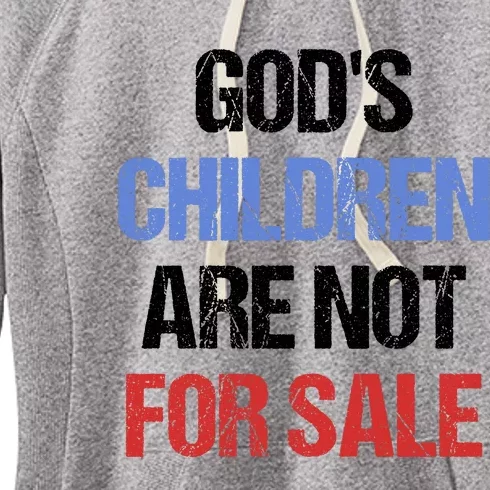 Gods Children Are Not For Sale Women's Fleece Hoodie