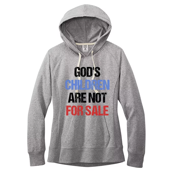 Gods Children Are Not For Sale Women's Fleece Hoodie