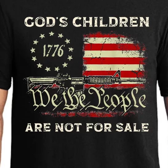 God's Children Are Not For Sale Embracing Sound of Freedom Pajama Set