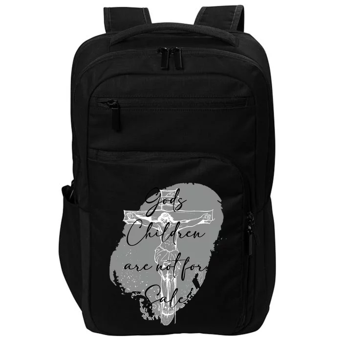 Gods Children Are Not For Sale Jesus Christ Christian Impact Tech Backpack