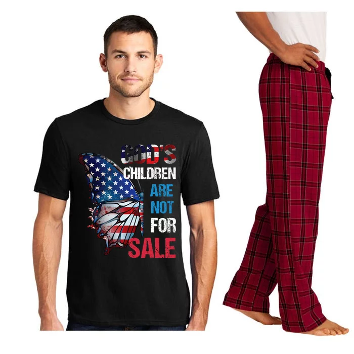 Gods Children Are Not For Sale Funny Political Pajama Set