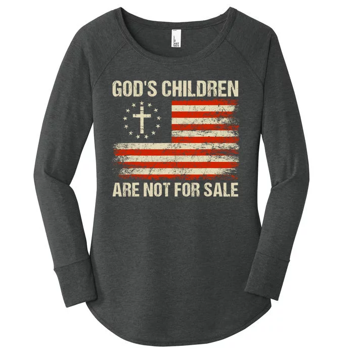 Gods Children Are Not For Sale Quote Gods Children Women's Perfect Tri Tunic Long Sleeve Shirt