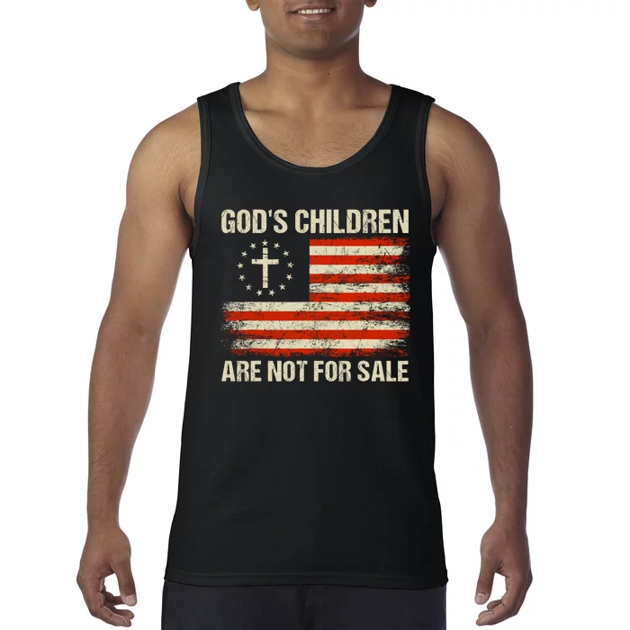 Gods Children Are Not For Sale Quote Gods Children Tank Top