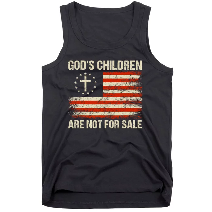 Gods Children Are Not For Sale Quote Gods Children Tank Top