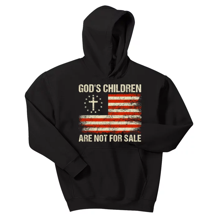 Gods Children Are Not For Sale Quote Gods Children Kids Hoodie