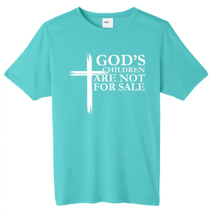 Gods Children Are Not For Sale Cross ChromaSoft Performance T-Shirt