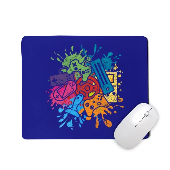 Gamer Controls All Things Funny Video Game Controller Gift Mousepad