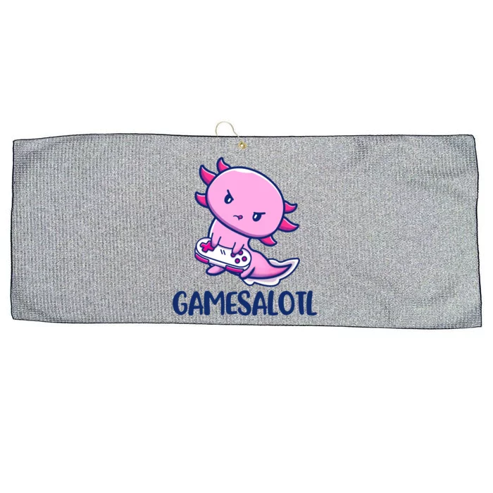 GAMESALOTL Cute Axolotl Large Microfiber Waffle Golf Towel