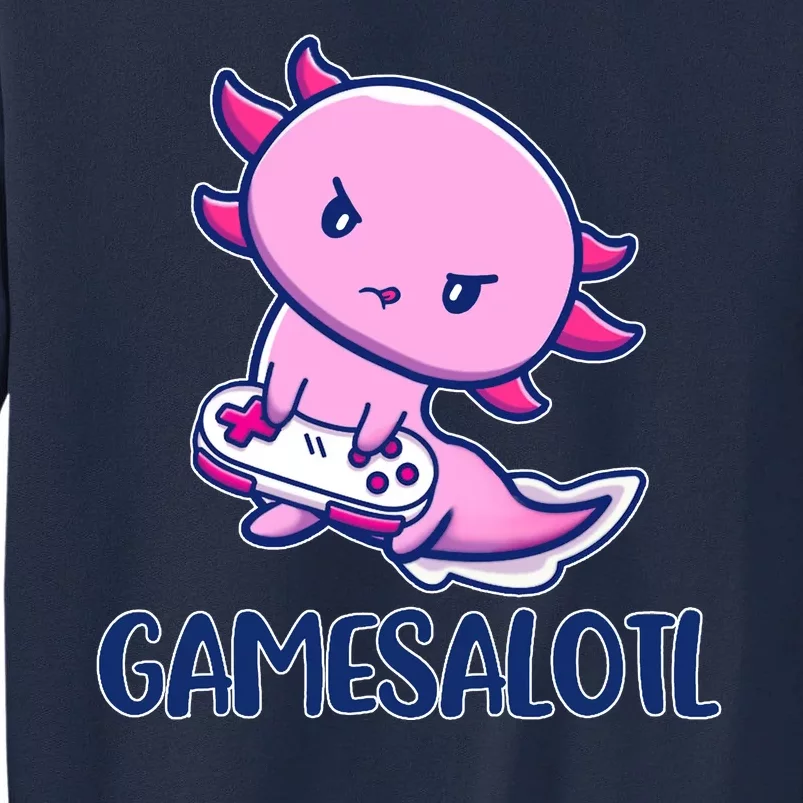 GAMESALOTL Cute Axolotl Tall Sweatshirt