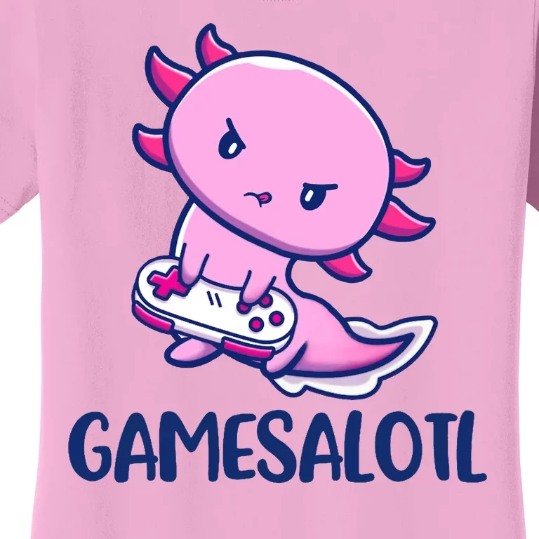 GAMESALOTL Cute Axolotl Women's T-Shirt