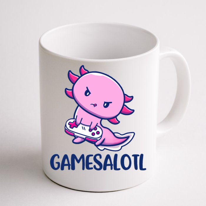 GAMESALOTL Cute Axolotl Front & Back Coffee Mug