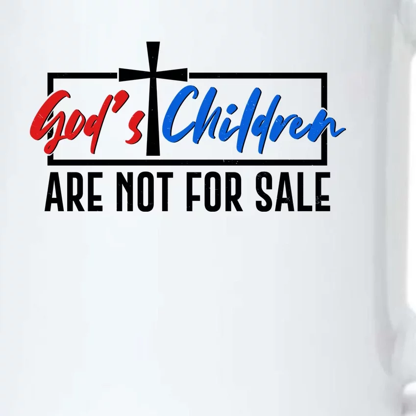 Gods Childrens Are Not For Sale Black Color Changing Mug