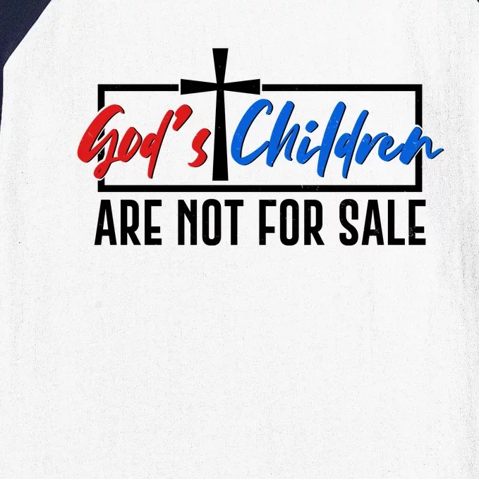 Gods Childrens Are Not For Sale Baseball Sleeve Shirt