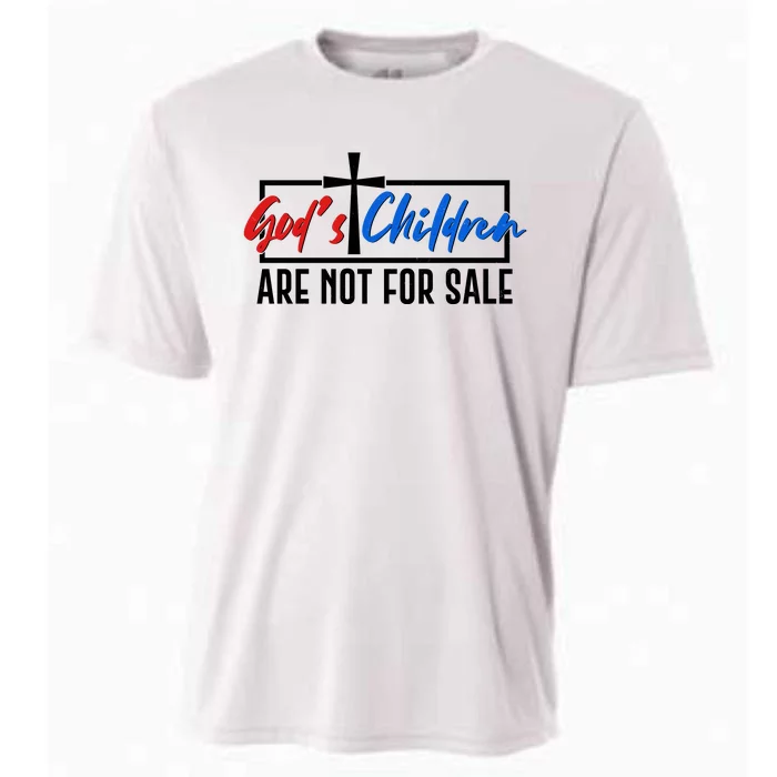 Gods Childrens Are Not For Sale Cooling Performance Crew T-Shirt