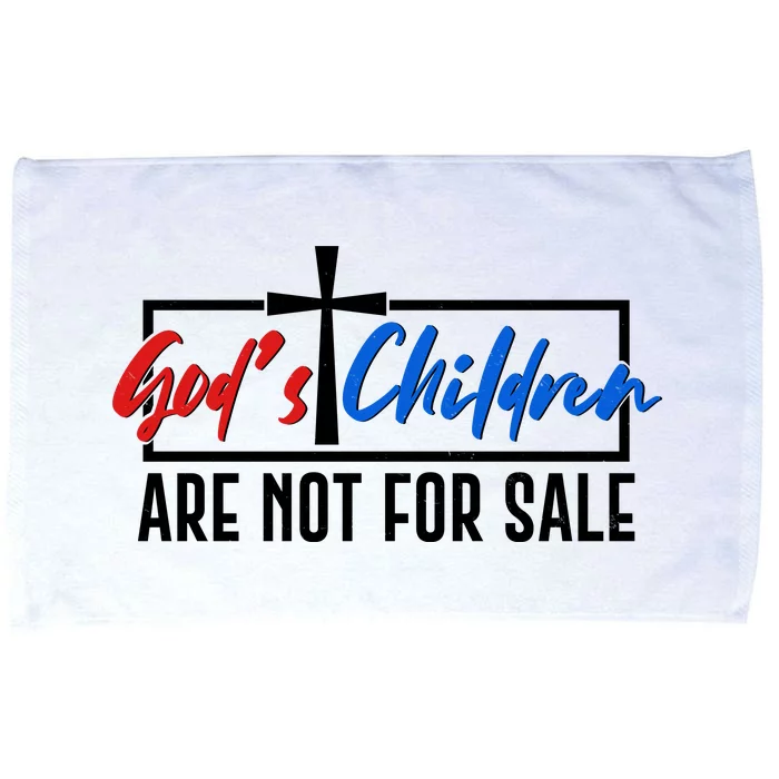 Gods Childrens Are Not For Sale Microfiber Hand Towel