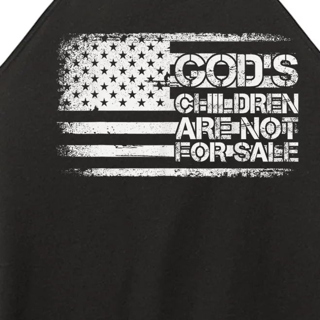 Gods Children Are Not For Sale Funny Quote Gods Children Women’s Perfect Tri Rocker Tank