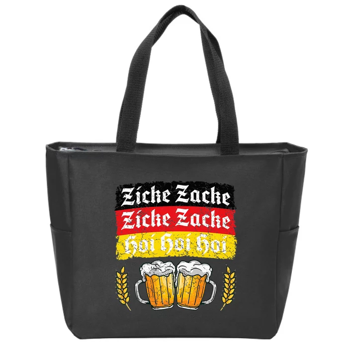 German Clothes American Oktoberfest Clothing Zip Tote Bag