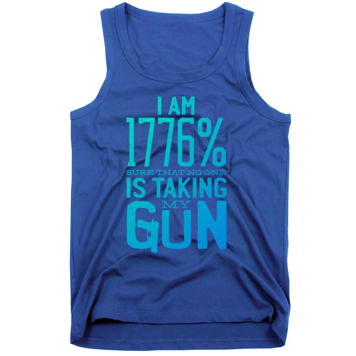 Gun Control America 1776 I Am Sure No One Is Taking My Guns Gift Tank Top