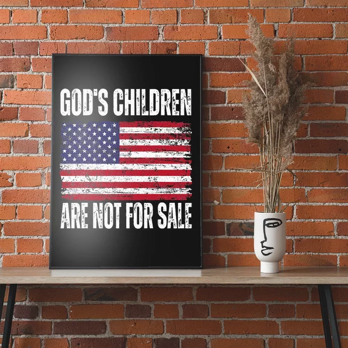 God's Children Are Not For Sale Funny Political Poster