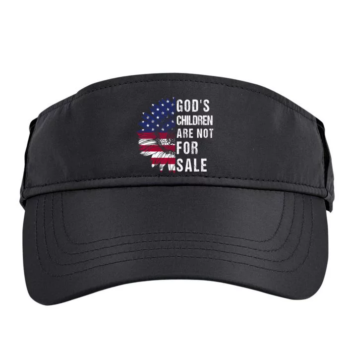 God's Children Are Not For Sale Funny Political Adult Drive Performance Visor