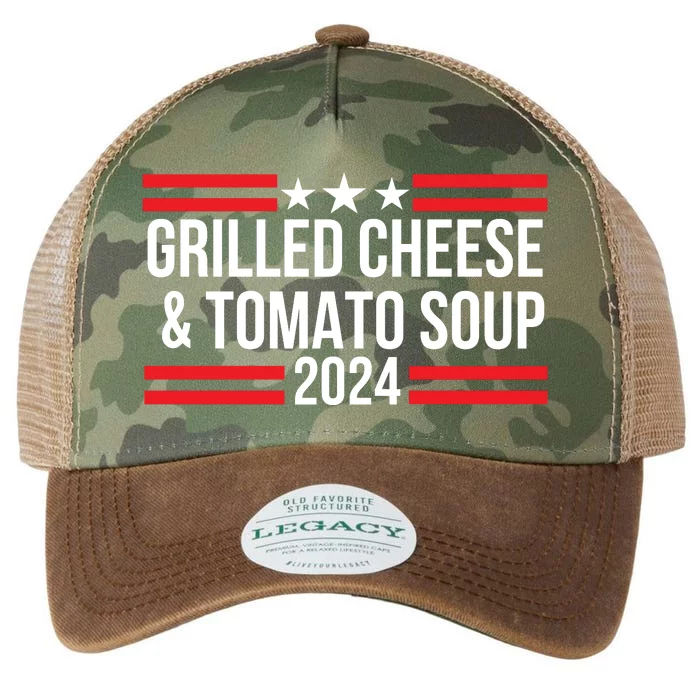 Grilled Cheese And Tomato Soup 2024 Funny Foodie Food Legacy Tie Dye Trucker Hat