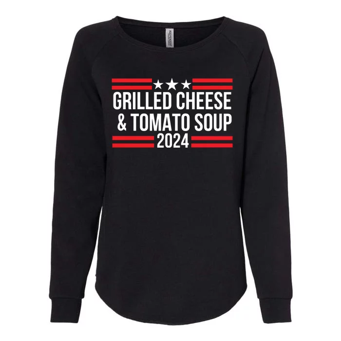 Grilled Cheese And Tomato Soup 2024 Funny Foodie Food Womens California Wash Sweatshirt