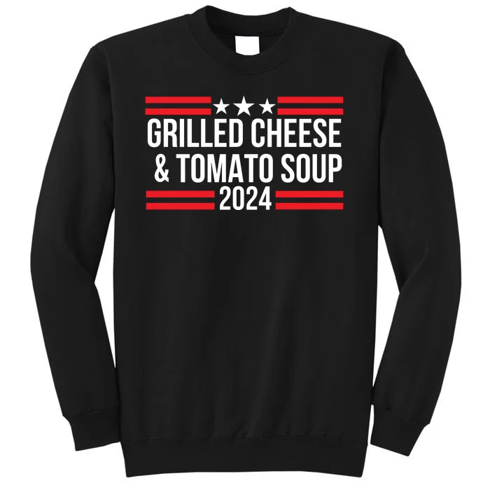 Grilled Cheese And Tomato Soup 2024 Funny Foodie Food Tall Sweatshirt