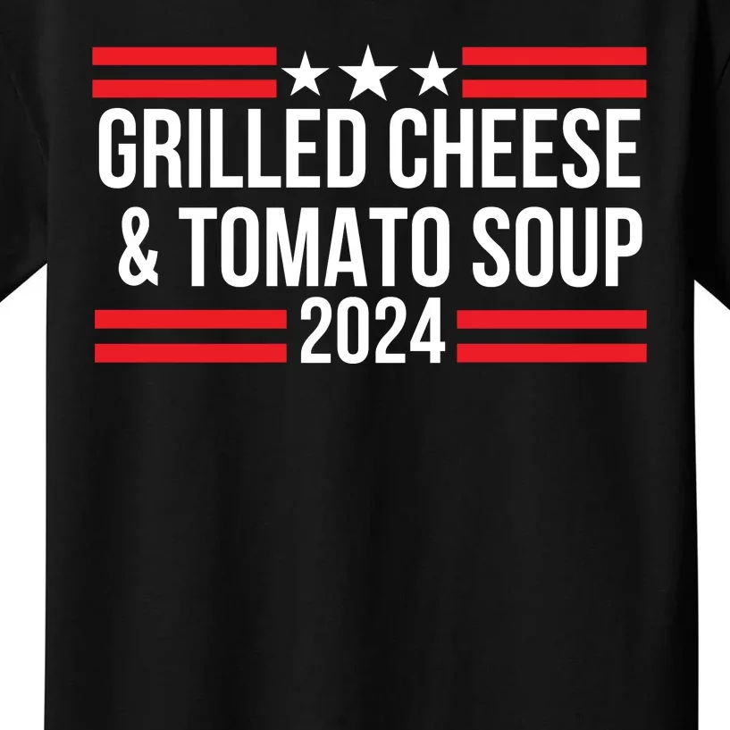 Grilled Cheese And Tomato Soup 2024 Funny Foodie Food Kids T-Shirt