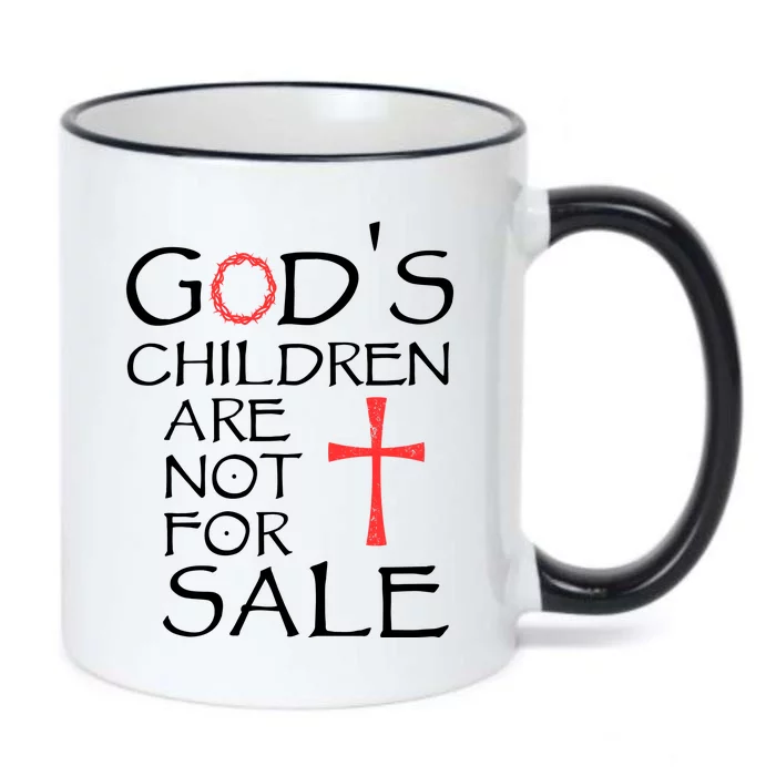 Gods Children Are Not For Sale Movie Quote Black Color Changing Mug