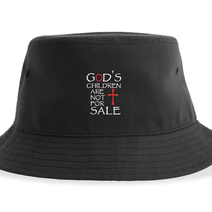 Gods Children Are Not For Sale Movie Quote Sustainable Bucket Hat