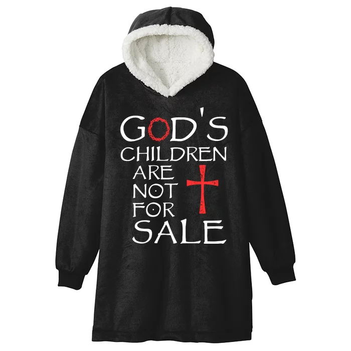 Gods Children Are Not For Sale Movie Quote Hooded Wearable Blanket