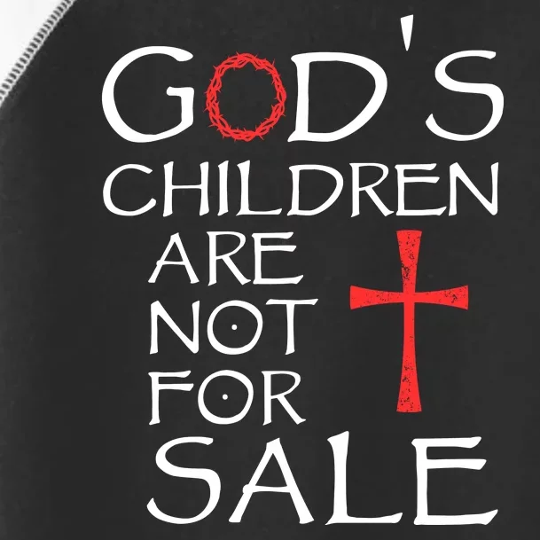 Gods Children Are Not For Sale Movie Quote Toddler Fine Jersey T-Shirt