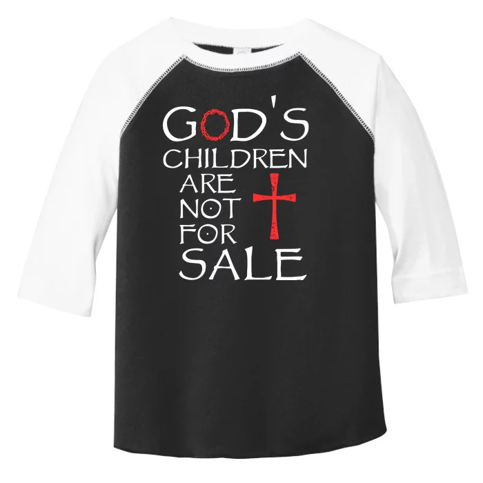 Gods Children Are Not For Sale Movie Quote Toddler Fine Jersey T-Shirt