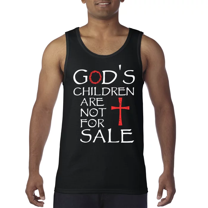 Gods Children Are Not For Sale Movie Quote Tank Top