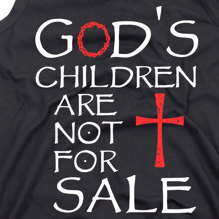 Gods Children Are Not For Sale Movie Quote Tank Top