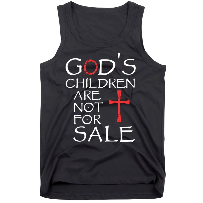 Gods Children Are Not For Sale Movie Quote Tank Top