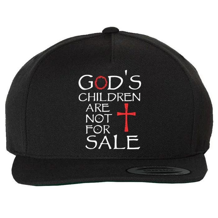 Gods Children Are Not For Sale Movie Quote Wool Snapback Cap